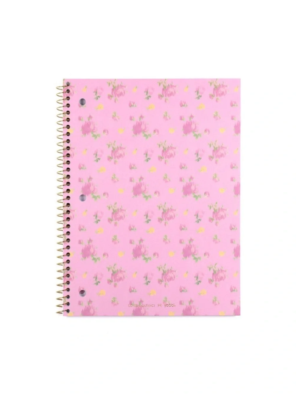 LoveShackFancy x target yoobi ikat rose l 1 subject notebook and blue bow pen
